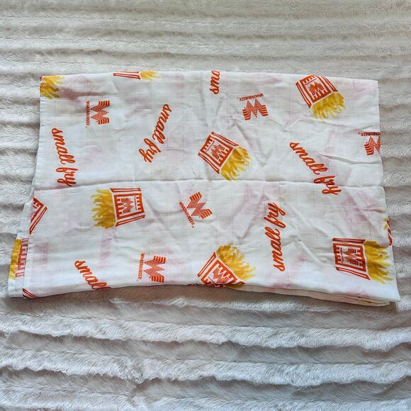 Whataburger Small Fry Baby Swaddle Blanket - Picture 2 of 3
